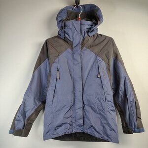 Marmot Jacket Womens Purple Black Nylon‎ Waterproof Shell Ski Snow Winter Small